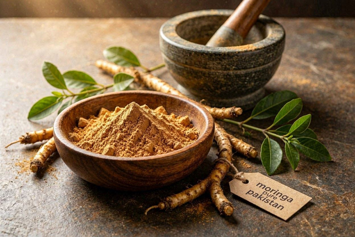 Buy Organic Ashwagadha Powder in Pakistan Indian Ginseng