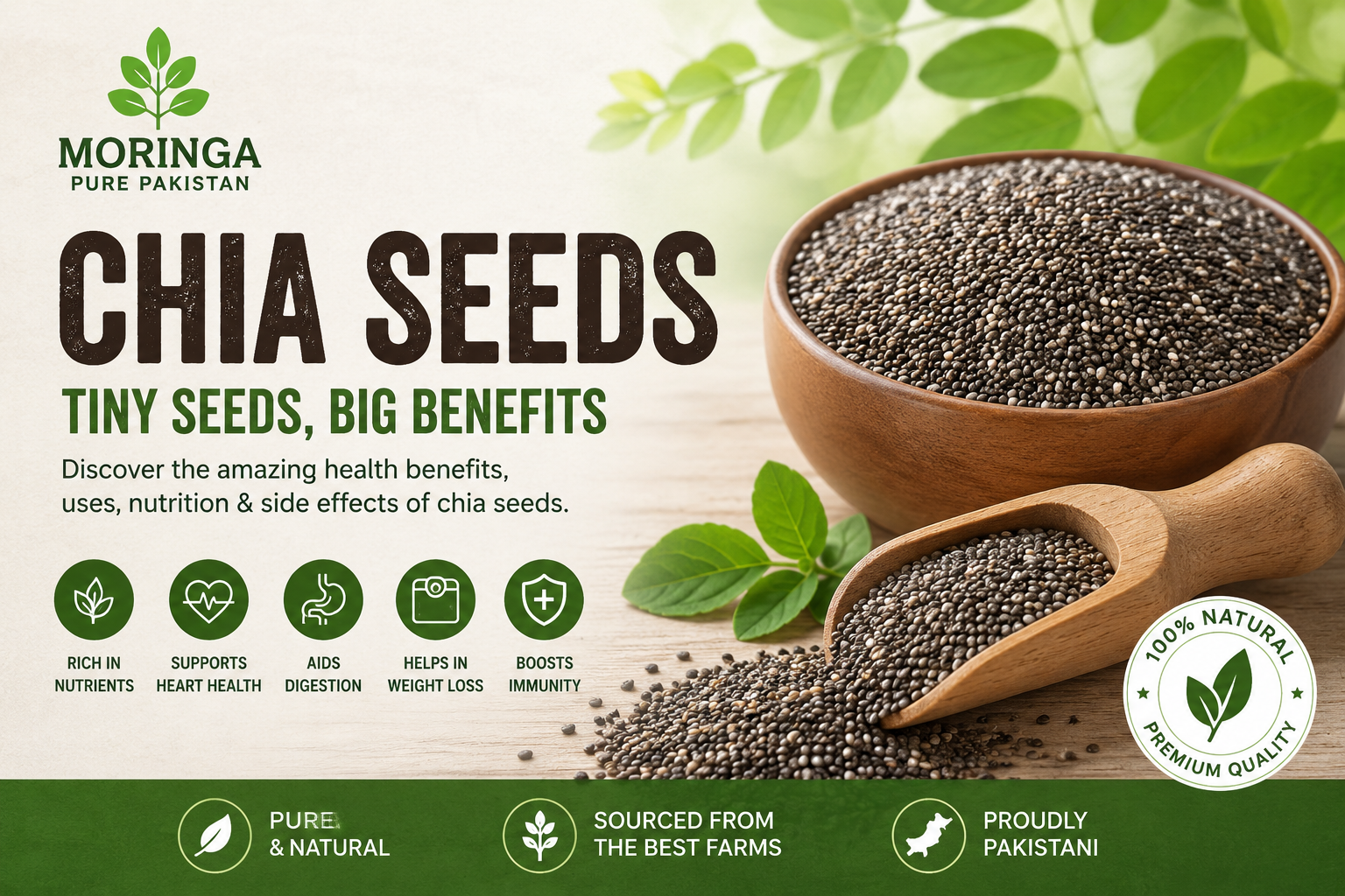 Is Daraz.pk is shipping Genuine Chia Seeds in Pakistan?
