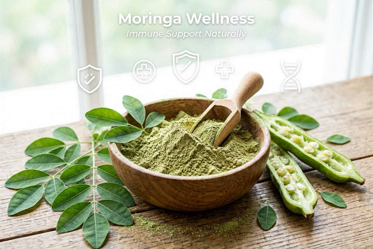 Cure and Prevent Diseases by Moringa Leaves Powder from Pakistan