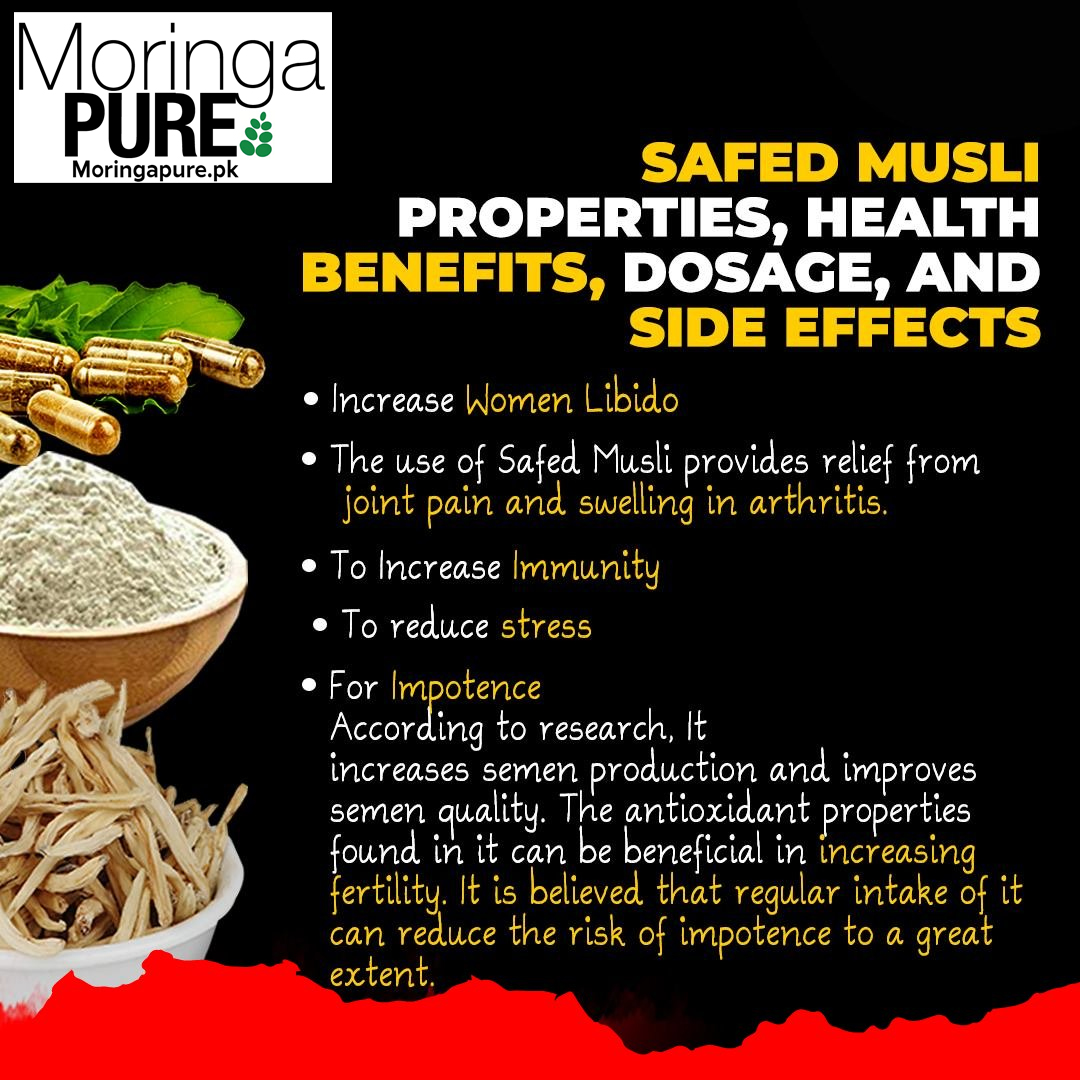 Safaid Musli Pakistan (5 Health Benefits, Boost Testosterone)